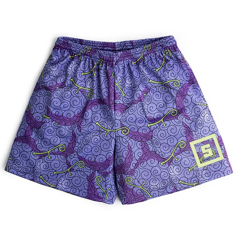 Short Fruta del Dragón Violeta en One Piece - Kf sadb f d c bf ea bq - Tenue de festival