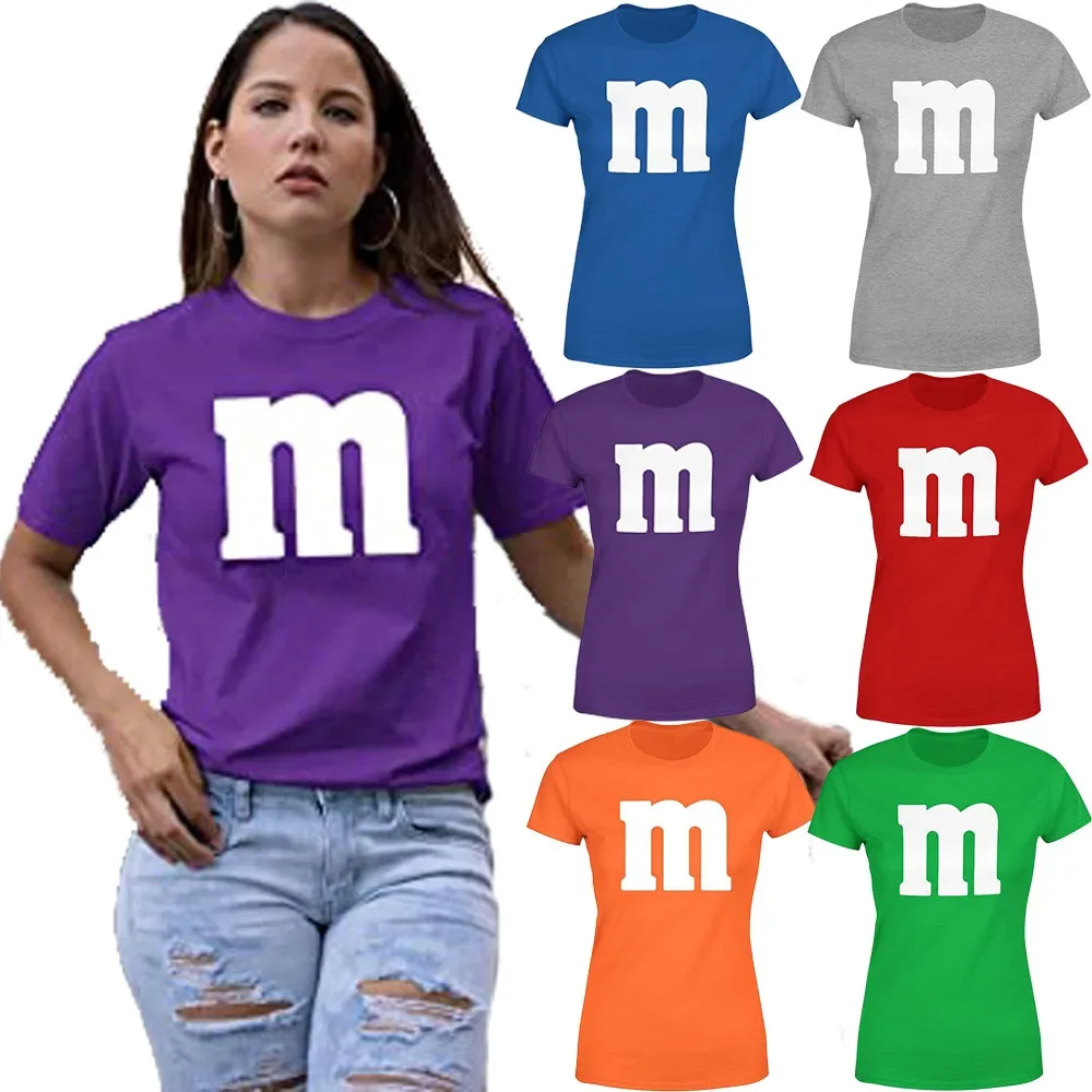 Camiseta cosplay m&m’s - Kf sd b b c db d b b d c c - Ropa de festival