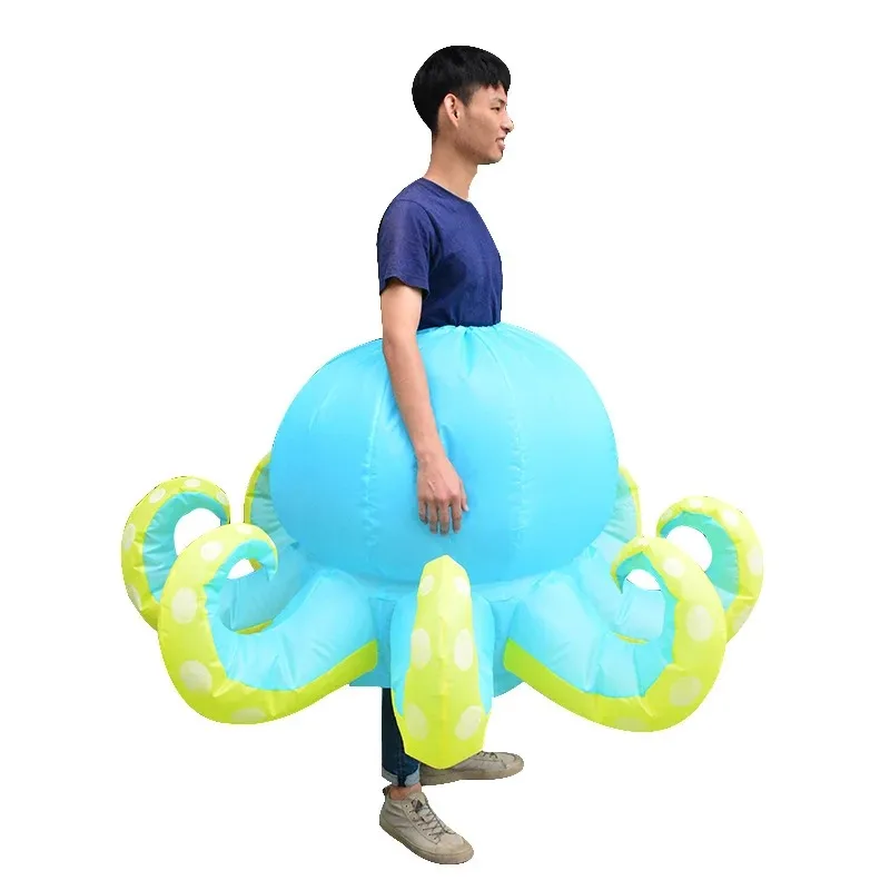 Disfraz de pulpo inflable para adultos - Kf s b c dac e d a a a m - Tenue de festival
