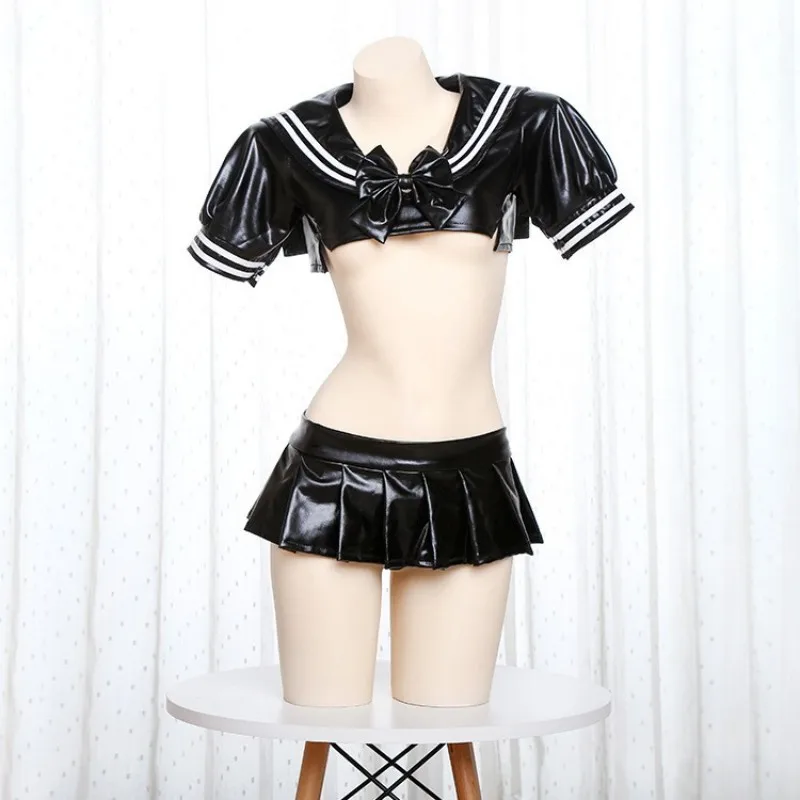Disfraz de cosplay de marinera negra sexy para mujer - Kf s e f a c d afb a dba bbcb f - Tenue de festival
