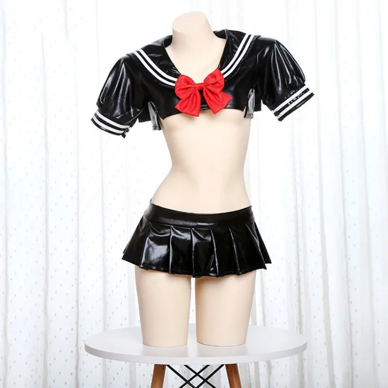 Disfraz de cosplay de marinera negra sexy para mujer - Kf sf f e f bb e bw - Tenue de festival